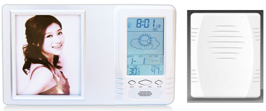 Picture of Wireless Weather Station with Photo Frame for Model No AL11005
